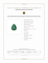 7.45 Ct. Cabochon Emerald from Brazil Scan Report