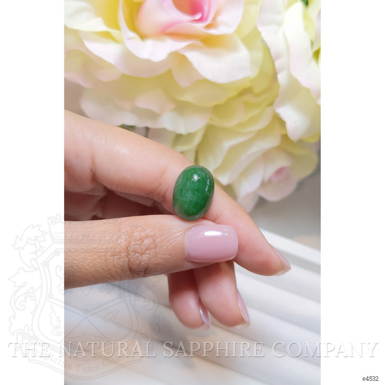 8.95 Ct. Cabochon Emerald from Brazil
