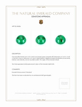 12.55 Ct. Cabochon Emerald from Brazil Appraisal