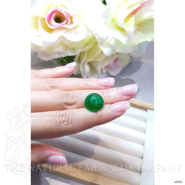 12.55 Ct. Cabochon Emerald from Brazil