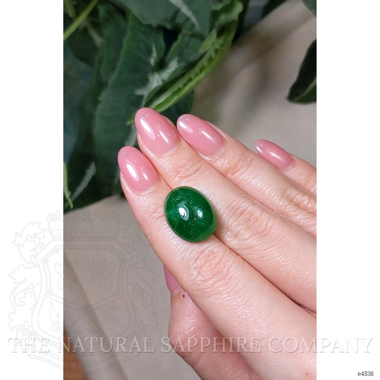 14.41 Ct. Cabochon Emerald from Brazil