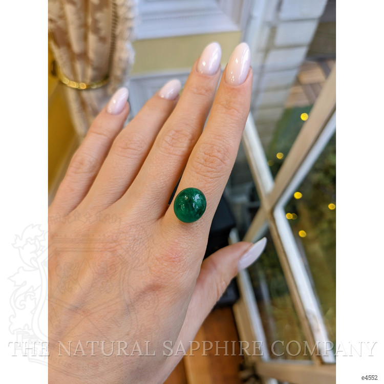 6.60 Ct. Cabochon Emerald from Zambia