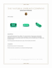 1.93 Ct. Emerald from Russia Appraisal