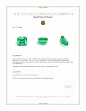 1.83 Ct. Emerald from Russia Appraisal