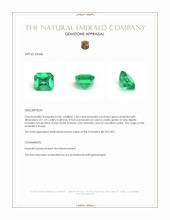 1.83 Ct. Emerald from Russia Appraisal