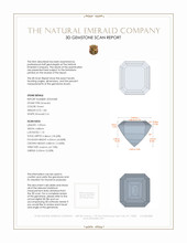 1.83 Ct. Emerald from Russia 3 D Scan Report