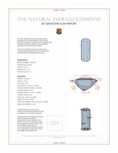1.32 Ct. Emerald from Russia 3 D Scan Report