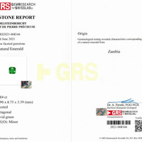 2.84 Ct. Emerald from Zambia Scan Report