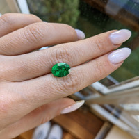2.77 Ct. Emerald from Zambia Life Style