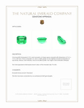 2.93 Ct. Emerald from Ethiopia Appraisal