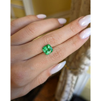 2.69 Ct. Emerald from Colombia Life Style