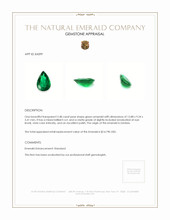 3.48 Ct. Emerald from Zambia Appraisal