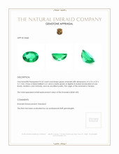 0.52 Ct. Emerald from Zambia Appraisal