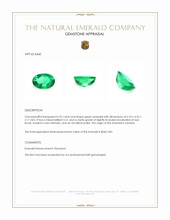0.52 Ct. Emerald from Zambia Appraisal