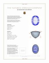0.52 Ct. Emerald from Zambia 3 D Scan Report