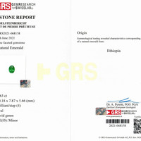 2.63 Ct. Emerald from Ethiopia Scan Report