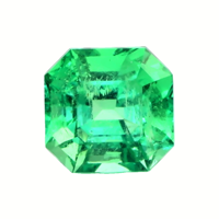 Pave Emerald Ring 17.22 Ct., 18K Yellow Gold Combination Stone