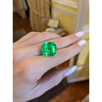 17.22 Ct. Emerald from Colombia Life Style