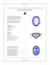 0.66 Ct. Emerald from Zambia 3 D Scan Report