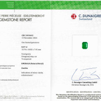 8.47 Ct. Emerald from Zambia Scan Report