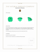 5.56 Ct. Emerald from Colombia Appraisal