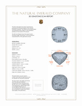 5.56 Ct. Emerald from Colombia 3 D Scan Report