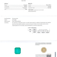 4.51 Ct. Emerald from Colombia Scan Report