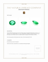 0.64 Ct. Emerald from Zambia Appraisal