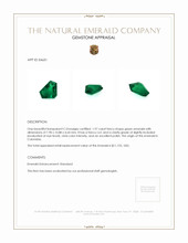1.97 Ct. Emerald from Colombia Appraisal
