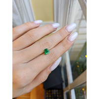 0.65 Ct. Emerald from Colombia Life Style