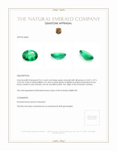 0.61 Ct. Emerald from Zambia Appraisal