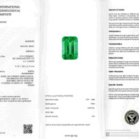 4.11 Ct. Emerald from Zambia Scan Report