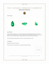 1.19 Ct. Emerald from Ethiopia Appraisal