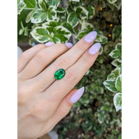 2.95 Ct. Emerald from Zambia Life Style