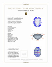0.68 Ct. Emerald from Zambia 3 D Scan Report