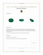 2.25 Ct. Emerald from Zambia Appraisal