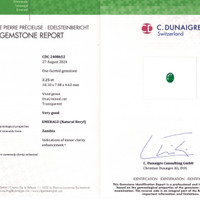 2.25 Ct. Emerald from Zambia Scan Report