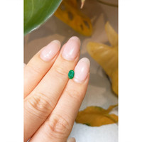 0.41 Ct. Emerald from Brazil Life Style