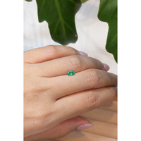 0.46 Ct. Emerald from Brazil Life Style