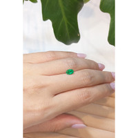 0.75 Ct. Emerald from Brazil Life Style