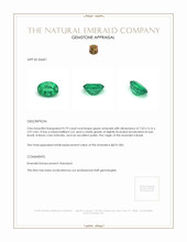 0.79 Ct. Emerald from Brazil Appraisal