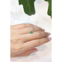 0.87 Ct. Emerald from Brazil Life Style