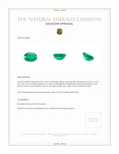 0.42 Ct. Emerald from Brazil Appraisal