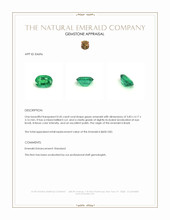 0.45 Ct. Emerald from Brazil Appraisal