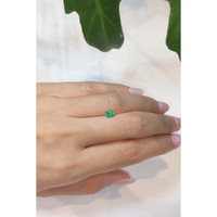 0.45 Ct. Emerald from Brazil Life Style