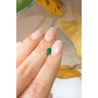 0.49 Ct. Emerald from Brazil Life Style