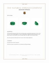 0.48 Ct. Emerald from Brazil Appraisal