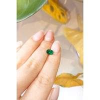 0.78 Ct. Emerald from Brazil Life Style