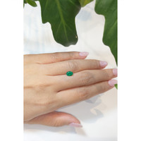 0.80 Ct. Emerald from Brazil Life Style