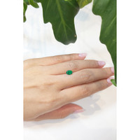 0.82 Ct. Emerald from Brazil Life Style